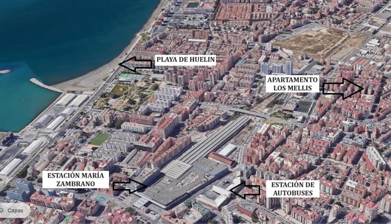 Los Mellis - Maria Zambrano Estacion De Tren & Bus Malaga Exterior photo